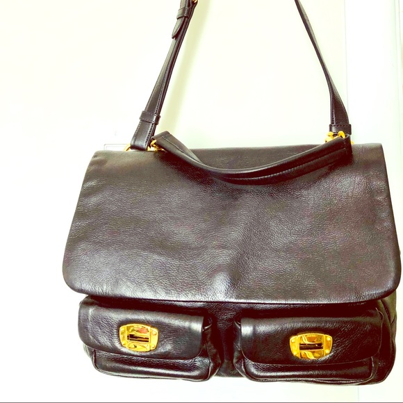 Miu Miu Black Leather shoulder bag - Picture 1 of 8